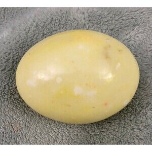 Vintage Alabaster Italian Egg Decor Easter Marble Stone Onyx Polished